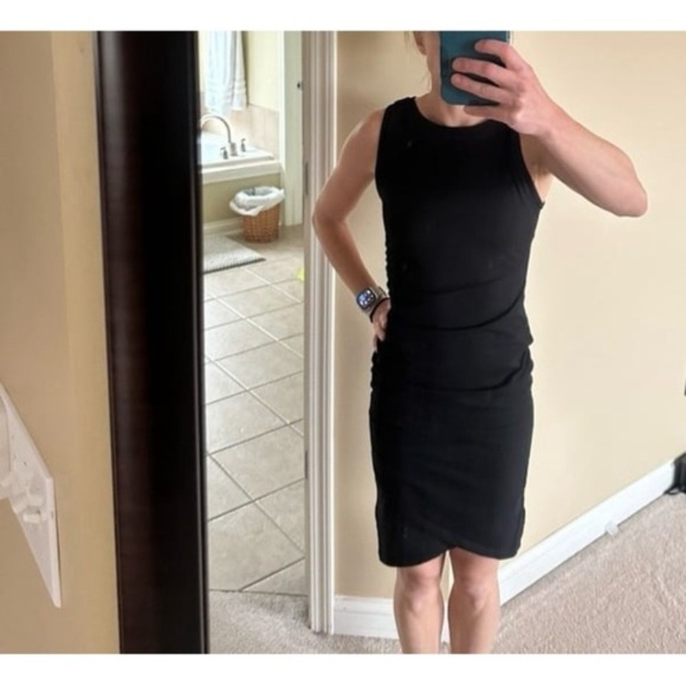 New‎ Women's Melrose & Mark little fitted beach black dress size XS